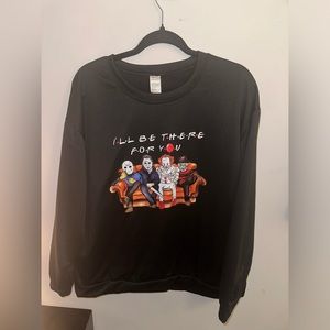 HALLOWEEN BLACK SWEATER 2X